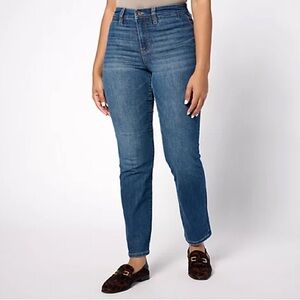 NWT LVPL by Liverpool Sadie Straight with Welt Pockets‎ - Spector Size 14/32